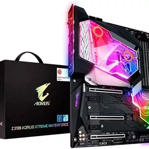 مادربرد GIGABYTE Z390 AORUS XTREME WATERFORCE (اینتل LGA1151/Z390/E-ATX/Monoblock یکپارچه/3xM.2 Thermal Guard/Onboard Intel CNVI 802.11ac 2x2 Wave 2 Wi-Fi/ESS Sabre DAC)