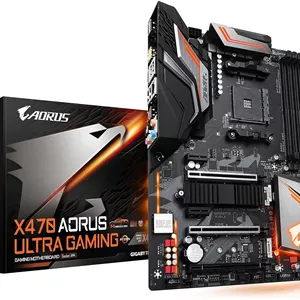 مادربرد GIGABYTE X470 AORUS ULTRA GAMING (AMD Ryzen AM4/ X470/ USB 3.1 Gen 2 Front Type C/ ATX/ DDR4)