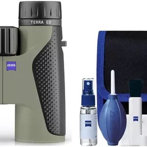 دوربین دوچشمی زایس Terra ED 8x42 (سبز مخملی) و کیت تمیز کننده