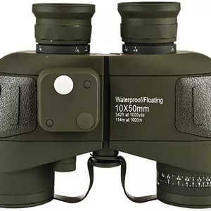 دوربین دوچشمی 7X50 با قطب‌نمای مختصات برای بزرگسالان، دوربین دوچشمی حرفه‌ای HD فشرده با منشور Bak4 و لنز FMC برای فضای باز