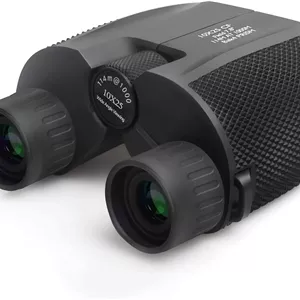 دوربین دوچشمی قابل حمل KREVIA 10X25 HD با برد 1000 متر مناسب شکار و گردشگری، منشور BAK 4، تلسکوپ زاویه باز با پوشش FMC - یک عدد