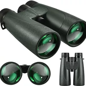 دوربین دوچشمی LUXUN 15x56 برای بزرگسالان، با سیستم اپتیک HD، منشور BAK4 و پوشش FMC، ضد آب برای شکار، تماشای پرندگان، ستاره‌نگاری و مسابقات فوتبال