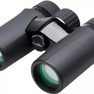 دوربین دوچشمی فشرده کنکو Ultraview EX Compact 10x32، منشور سقفی، ضد آب IPX7، سبک وزن، برای فضای باز، کنسرت، تماشای ورزش، مشکی، 406977