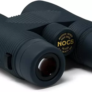 دوربین دوچشمی فشرده 10x42 Nocs Provisions Pro Issue ضد مه و ضد آب برای بزرگسالان و کودکان، بزرگنمایی 10 برابر، لنزهای چند لایه با دید گسترده برای تماشای پرندگان، شکار و ستاره‌نگاری - خاکستری تالوس