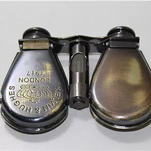 دوربین تئاتر برنجی Kelvin & Hughes London 1917 تاشو جیبی