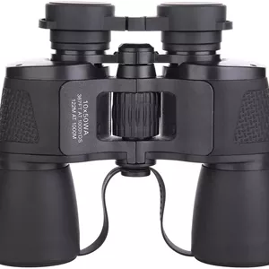 دوربین دوچشمی 10X50 جمع و جور HD با منشور BAK4 و لنز FMC مناسب تماشای پرندگان در فضای باز، شکار، کنسرت، فوتبال، بسکتبال، گردشگری به همراه بند، کیف حمل و نگهدارنده تلفن
