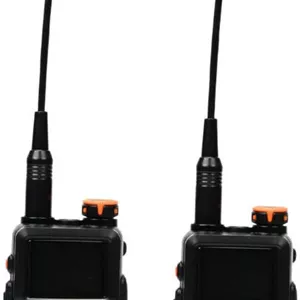 رادیو دو طرفه قابل حمل آنالوگ پرومِیج کانکت PC-WT910 PRO دو بانده (VHF/UHF)، 50-55 هرتز، باتری 1500 میلی آمپر، فرستنده و گیرنده دستی جمع و جور، با کیفیت بالا و قابل اعتماد، بسته 2 عددی، مشکی | PC-WT910 PRO