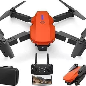 کوادکوپتر تاشو مدل E88 Pro با دوربین دوگانه 8K