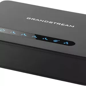 آداپتور تلفن آنالوگ ۴ پورت گرنداستریم GS-HT814 با ۴ پورت FXS و روتر گیگابیتی NAT تلفن ویپ و دستگاه، مشکی