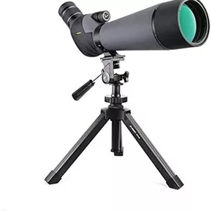 تلسکوپ توزیع کننده 60-20x80 تلسکوپ با فوکوس دو سرعته Sv409 زوم پوشش لنز FMC برای تماشای پرندگان هدف ADALIA (رنگ: SV409 با سه پایه)