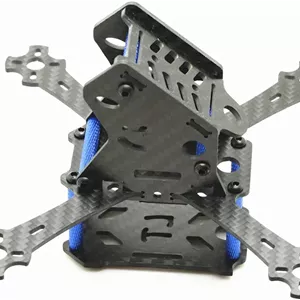 کیت پهپاد مسابقه ای کوچک MINI-X-143 LT143 X-Axis بدنه فیبر کربن کامل FPV RC کوادکوپتر Diy کیت پهپاد DIY