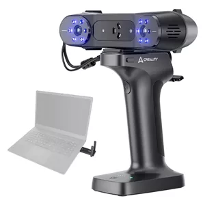 اسکنر سه بعدی Creality Raptor Pro به همراه Scan Bridge برای Raptor Pro، پشتیبانی از WiFi 6 برای انتقال تصویر بی‌سیم، اپلیکیشن موبایل هوشمند، ظرفیت بالا و شارژ سریع