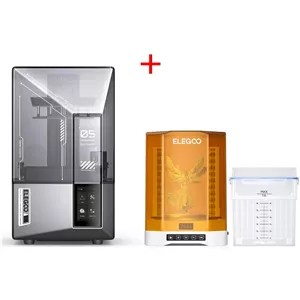 پرینتر سه بعدی رزینی ELEGOO Mars 5 Ultra MSLA و دستگاه شستشو و کیورینگ ELEGOO Mercury Plus V3.0