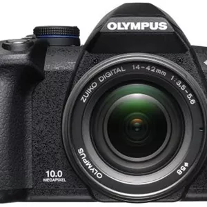 دوربین دیجیتال SLR مدل OM SYSTEM OLYMPUS Evolt E520 با حسگر 10 مگاپیکسل و لرزشگیر تصویر به همراه لنز 14-42mm f/3.5-5.6 Zuiko