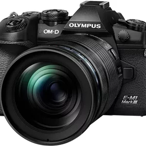 دوربین بدون آینه مشکی OM SYSTEM Olympus OM-D E-M1 Mark III به همراه لنز M.Zuiko Digital ED 12-100mm F4.0 is PRO