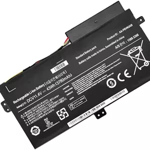 باتری جایگزین لپ تاپ AA-PBVN3AB AA-PBVN2AB سازگار با Samsung BA43-00358A 1588-3366 NP370R4E NP370R5E NP470R5E NP450R5E NP450R4V NP370R5V NP450R5V NP450R4E NP450R5G NP510R5E 11.4V 43Wh