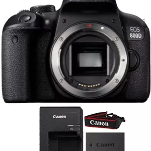 دوربین دیجیتال SLR کانن EOS 800D مشکی (بازسازی شده)