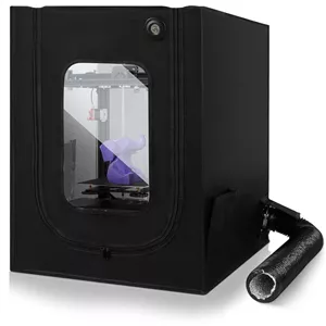 محفظه پرینتر سه بعدی چند منظوره با تهویه و نورپردازی LED، سازگار با Bambu Lab P1/Creality Ender 3/Neptune 3 Pro/Anycubic Kobar 2/Flashforge AD5M
