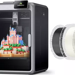 بسته پرینتر سه بعدی Creality K2 Pro به همراه فیلامنت پرینتر سه بعدی Hyper RFID (یک عدد مشکییک عدد سفید)