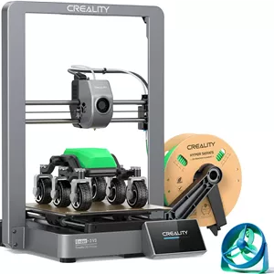 پرینتر سه بعدی Creality Ender-3 V3، ارتقاء Ender-3 V2 با Core XZ برای سرعت چاپ 600mm/s اکستروژن مستقیم نازل سه فلزی کالیبراسیون خودکار دو فن خنک کننده فوری حجم ساخت 8.7 x 8.7 x 9.8