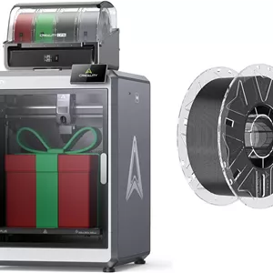 بسته پرینتر سه بعدی Creality K2 Plus Combo به همراه فیلامنت Hyper RFID PLA مشکی
