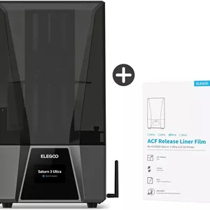 پرینتر سه بعدی смола ELEGOO Saturn 3 Ultra 12K MSLA و فیلم رهاسازی ACF смола ELEGOO 3 عددی