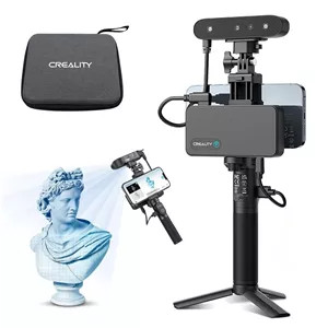 اسکنر سه بعدی Creality CR-Scan Ferret Pro، اسکن بی سیم با رنگ کامل 24 بیتی و ردیابی ضد لرزش، اسکن سریع و با کیفیت بالا، سازگار با ویندوز، مک، iOS و اندروید