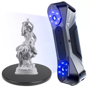 اسکنر سه بعدی Creality CR-Scan Raptor - دقت بالا، فناوری ترکیبی برای اسکن همه کاره با پایه نمایش گردان 8 اینچی