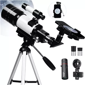 تلسکوپ شکستی مدل 70mm به همراه دوربین تک‌چشمی 2000*25