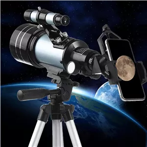 تلسکوپ شکستی مدل 70mm با سه پایه