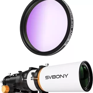 فیلتر تلسکوپ SVBONY SV260 2 اینچی با تلسکوپ رفرکتور SV503 با فلتنر میدان داخلی