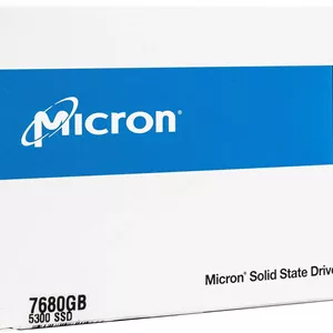 درایو حالت جامد داخلی 7.68 ترابایتی Micron 5300 PRO 3D NAND 2.5 اینچی SATA با قابلیت رمزگذاری خودکار TCG Opal - MTFDDAK7T6TDS-1AW16ABYY
