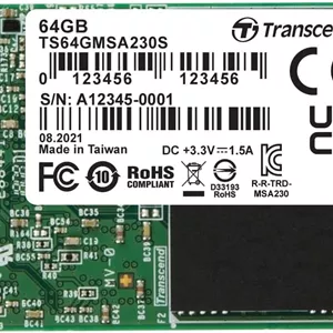 حافظه اس‌اس‌دی ترنسند مدل TS64GMSA230S ظرفیت 64 گیگابایت
