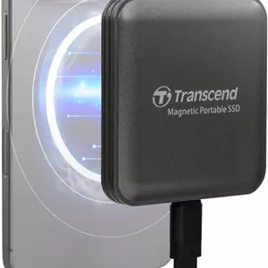 اس اس دی اکسترنال قابل حمل 1 ترابایتی ترنسند مدل ESD420، سرعت تا 2000 مگابایت بر ثانیه، پشتیبانی از Apple 4K ProRes HDR Record، MagSafe، iPhone15,16,17/iPad/Mac/تبلت/ویندوز/اندروید، USB 3.2 Gen2x2 20Gbps USB-C