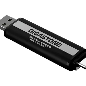 حافظه اس اس دی اکسترنال گیگاستون ۱ ترابایت USB-C برای PS5 آیفون ۱۵، سرعت ۱۰۰۰ مگابایت بر ثانیه USB 3.2 Gen 2 Type-CType-A، درایو حالت جامد قابل حمل برای مک بوک آیپد PS4 Xbox، هارد درایو پشتیبان SSD گیمینگ