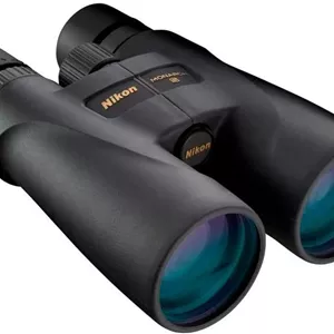 دوربین دوچشمی نیکون MONARCH 5 20x56 - لنزهای شیئی 56 میلی‌متری، انتقال نور بالا، اپتیک با پوشش چند لایه - مقاوم در برابر آب و مه، مقاوم در برابر ضربه، قابل نصب بر روی سه پایه، مناسب برای پیاده‌روی در فضای باز و شکار