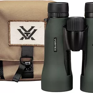 دوربین دوچشمی Vortex Optics Diamondback HD 15x56 - سیستم اپتیک HD، دسته ضد لغزش، ضد آب، ضد مه، ضد ضربه، شامل GlassPak - نامحدود و بدون قید و شرط