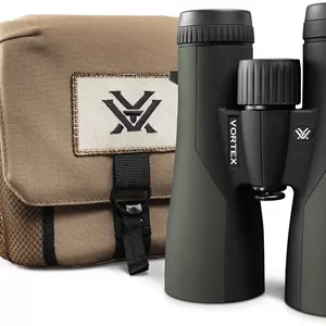 دوربین دوچشمی Vortex Optics Crossfire HD 10x50 - سیستم اپتیک HD، قابل نصب روی سه پایه، روکش لاستیکی، ضد آب، ضد مه، ضد ضربه، شامل GlassPak