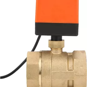 شیر توپی موتوری، شیر برقی توپی دو طرفه DN50 با پورت کامل، 3 سیم، 2 نقطه، AC 220V G2