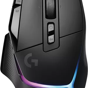 ماوس اپتیکال بی‌سیم لاجیتک G502 X Plus Lightspeed - سوییچ‌های هیبریدی LIGHTFORCE، نورپردازی LIGHTSYNC RGB، حسگر گیمینگ HERO 25K، سازگار با PC - macOS/Windows - مشکی