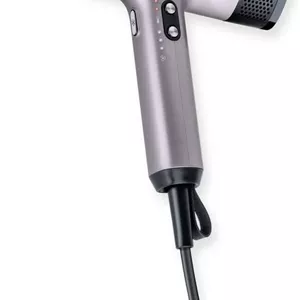 سشوار موی Beurer HC 100 Excellence با موتور دیجیتال، بسیار قدرتمند و فوق العاده سبک، دارای 4 تنظیمات دما و سرعت باد برای خشک کردن سریع و ملایم، به همراه متمرکز کننده و دیسپانسر