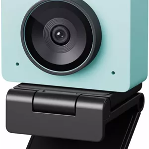 وب‌کم 4K هوشمند OBSBOT Meet 2 با قابلیت‌های قاب‌بندی هوش مصنوعی و فوکوس خودکار، وب‌کم با میکروفون، 60 فریم بر ثانیه، اصلاح نور کم HDR، حالت زیبایی، وب‌کم برای کامپیوتر، استریمینگ، کنفرانس، بازی و غیره (سبز Aurora)