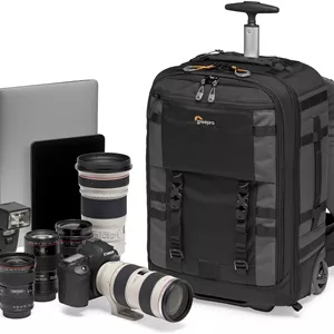 Lowepro Pro Trekker RLX 450 AW II Backpack for DSLR, Black/Dark Gray