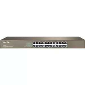سوئیچ رکمونت 24 پورت فست اترنت IP COM F1024 با سرعت 4.8 گیگابیت بر ثانیه، 3.57 میلیون بسته در ثانیه و محافظت 6000 ولت در برابر نوسانات برق | F1024