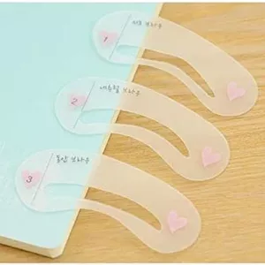 پالت سایه ابرو MHZZ 3، جعبه آینه برس سایه آرایش چشم، تقویت کننده ابرو، آرایش زیبایی با آینه برس (رنگ: 3 عدد)