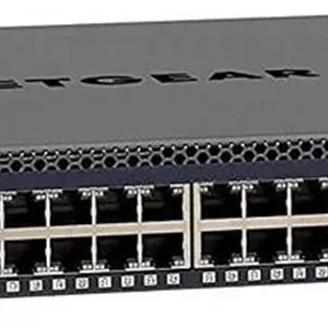 سوئیچ مدیریتی NETGEAR M4300-52G با پورت‌های 1G/10G، دارای SFP ، ظرفیت سوئیچینگ 176 گیگابیت بر ثانیه، 2 پورت اترنت 10G، منبع تغذیه 150 وات، قابل نصب در رک | GSM4352S-100NES