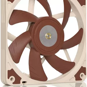 فن باریک و ساکت ممتاز Noctua NF-A12x15 PWM، طراحی باریک 15 میلی‌متری، 4 پین PWM، 1850 دور در دقیقه، بلبرینگ SSO2، فریم AAO، ریزساختارهای سطح داخلی، هاب موتور تقویت‌شده فلزی، قهوه‌ای | NF-A12x15 PWM