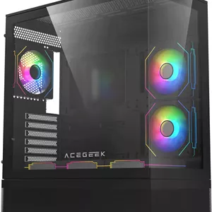 کیس کامپیوتر AceGeek مدل Cruiser L460 رنگ مشکی