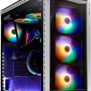 کیس مید تاور Adata XPG BATTLECRUISER، دارای 4 فن 120mm aRGB از پیش نصب شده، پشتیبانی از رادیاتور 360mm، دارای 4 پنل شیشه ای حرارت دیده 4mm، سفید | BATTLECRUSIER-WHCWW