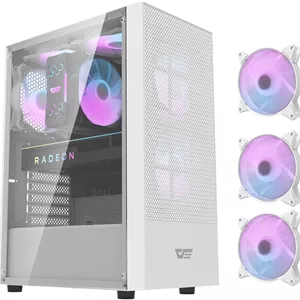 کیس کامپیوتر دارک‌فلش مدل A290 رنگ سفید